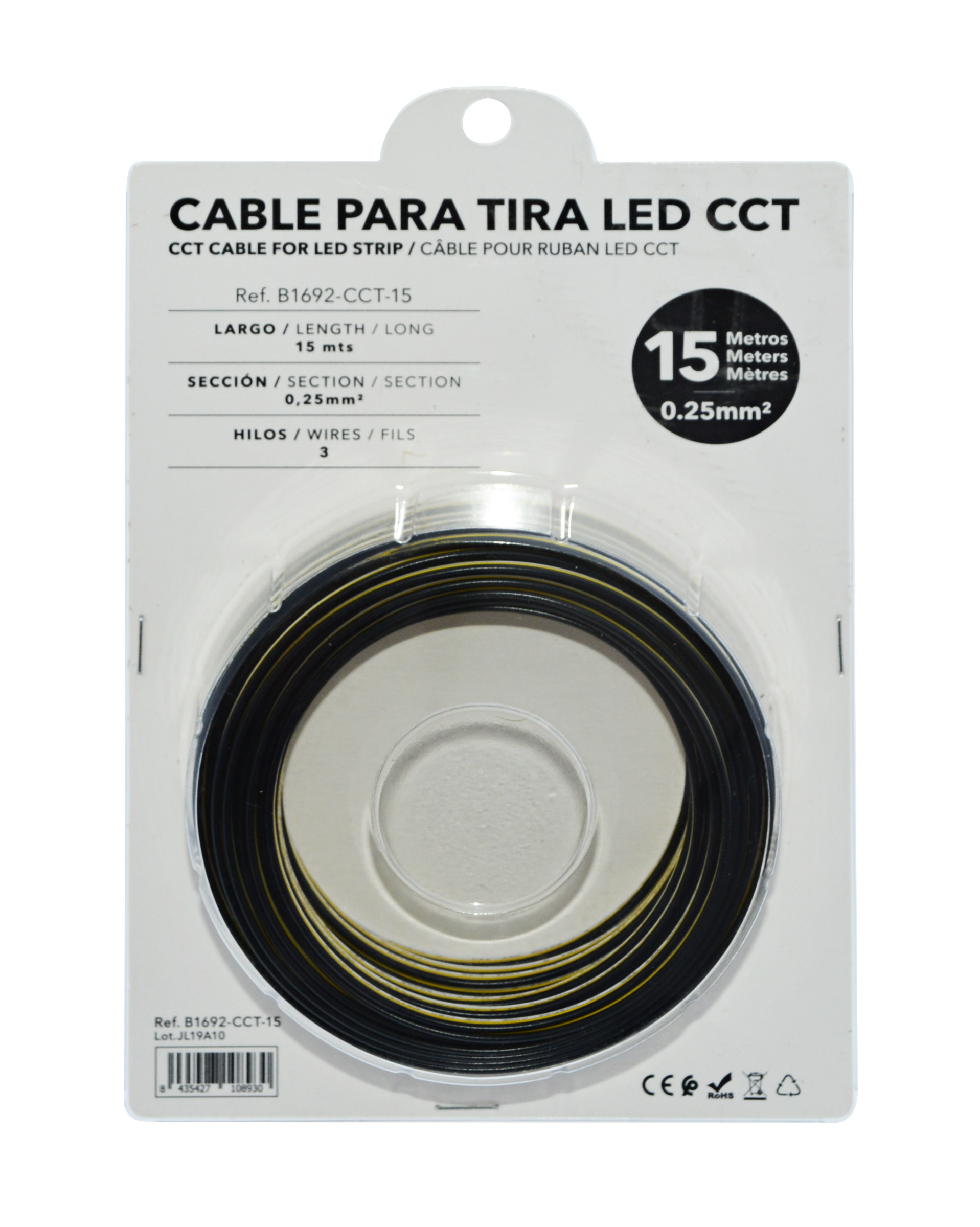 cable para tiras LED CCT